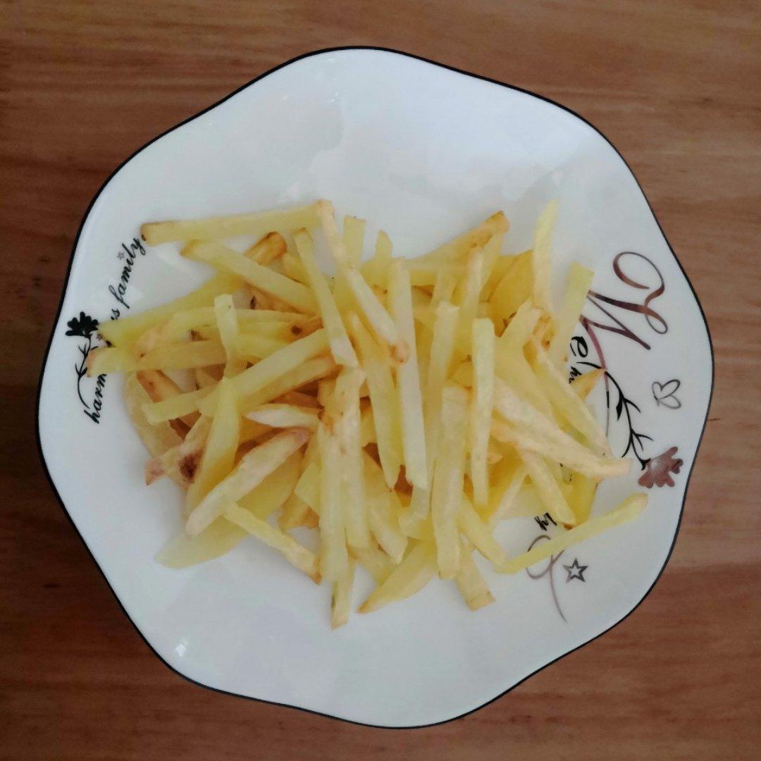 空气炸锅薯条&不用速冻版&超快手 现做现吃