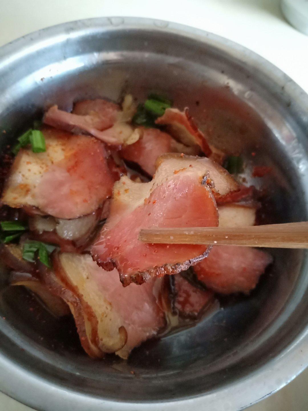 自制湖南烟熏腊肉