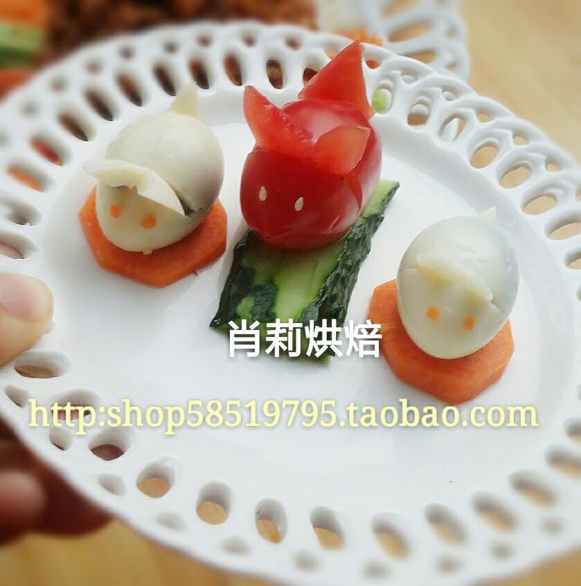 肖莉学厨：【餐桌摆盘装饰技巧：小兔子的制作】附详细制作图片和过程