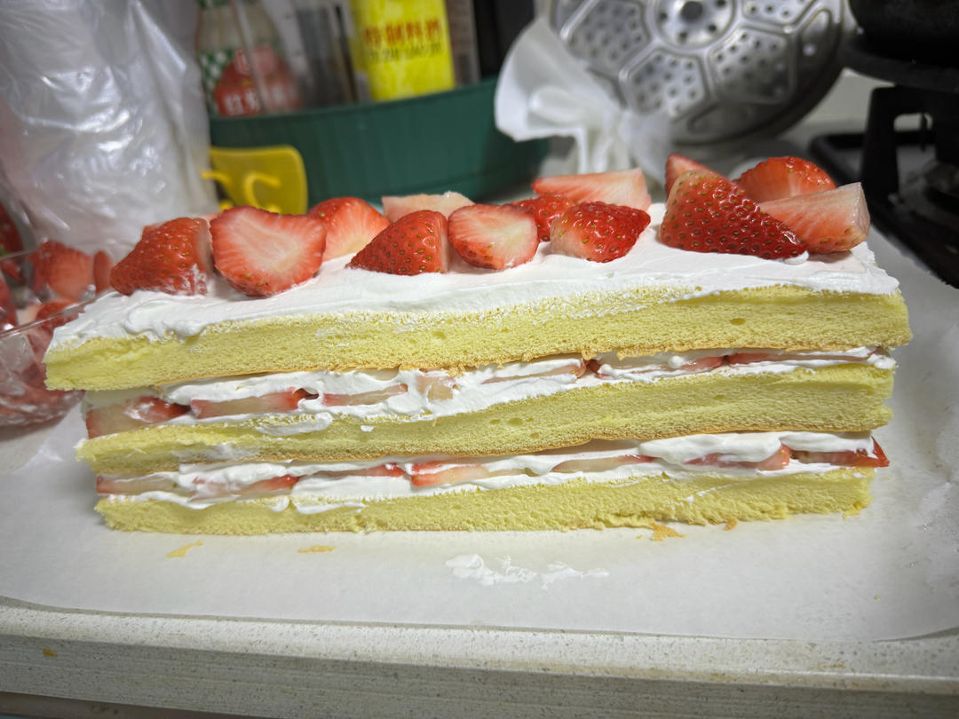 草莓城堡蛋糕