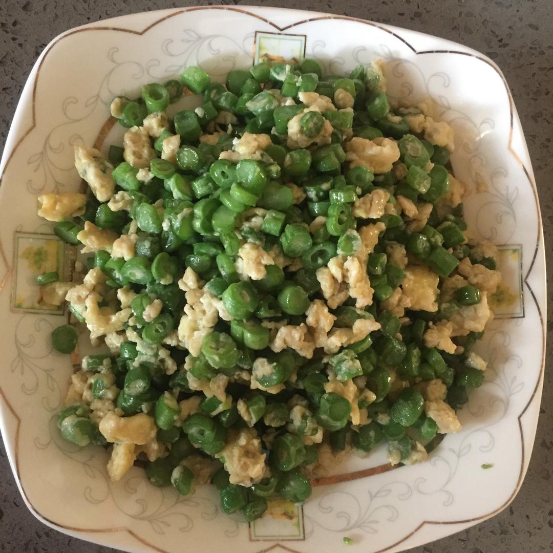 鸡蛋炒豆角