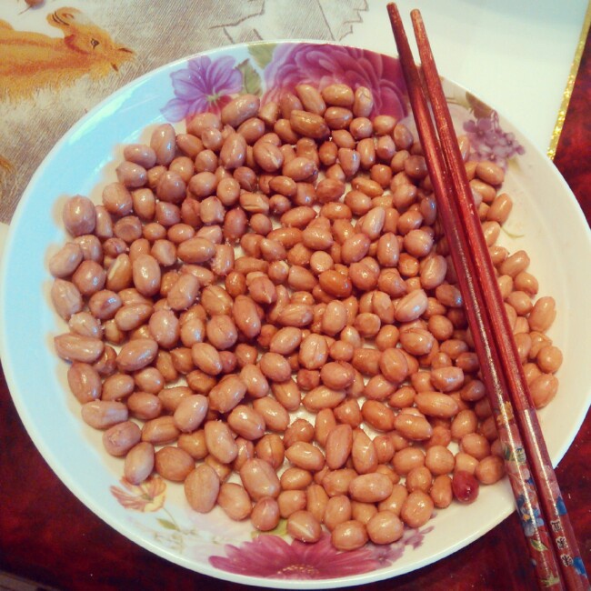 健康油炸花生米