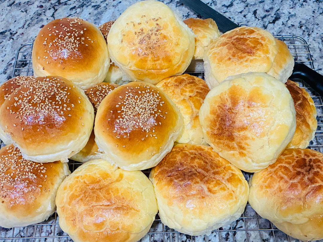 最正宗的美式汉堡胚配方，媲美汉堡王（汤种法）