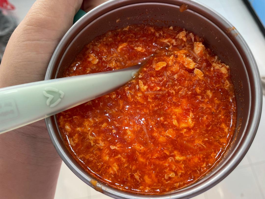 婴儿辅食-番茄蛋黄碎碎面的做法
