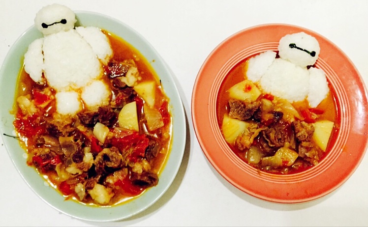 超能陆战队--大白西红柿牛腩饭（详细步骤图）