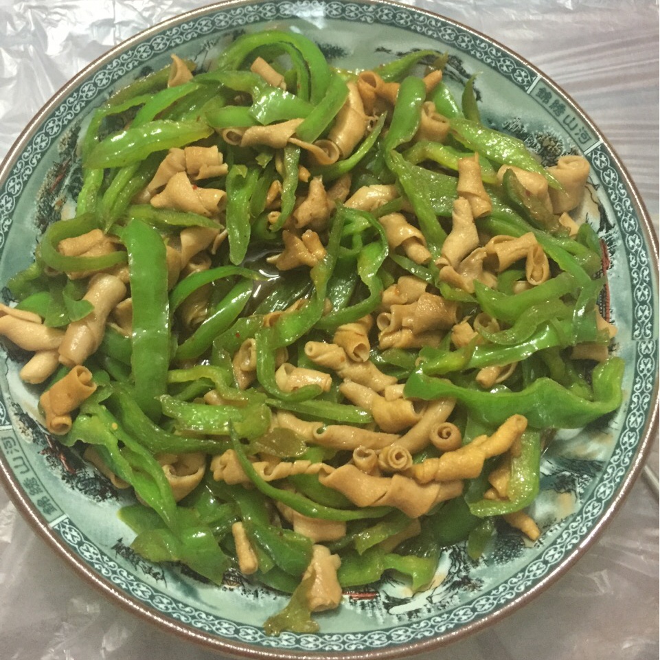 青椒鸭肠