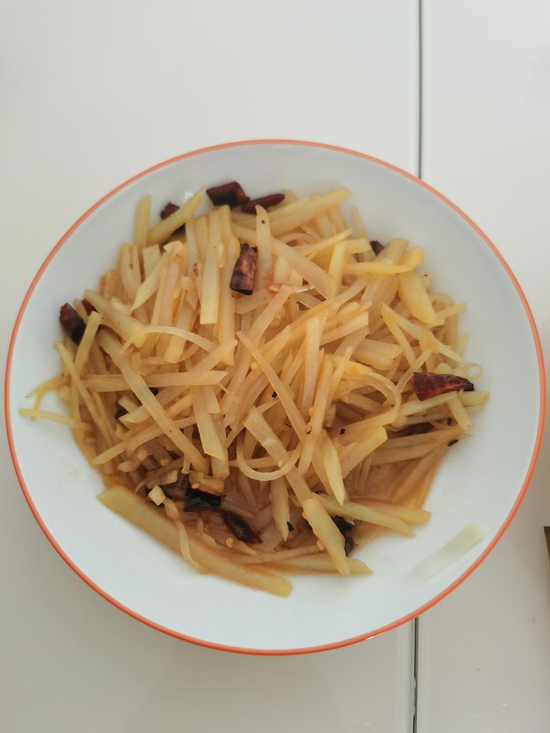 超级无敌下饭菜～酸辣土豆丝