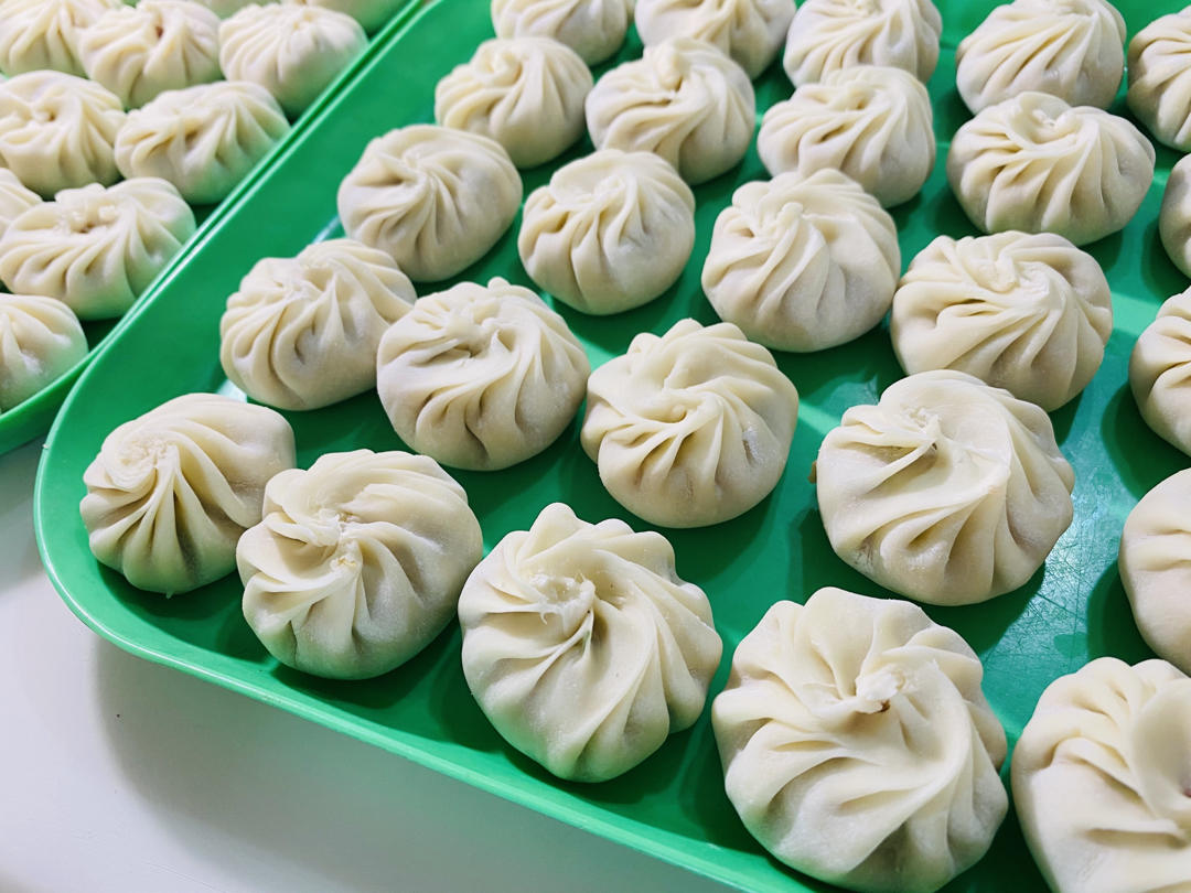 echo_oo做的饺子皮做的酱肉小包子