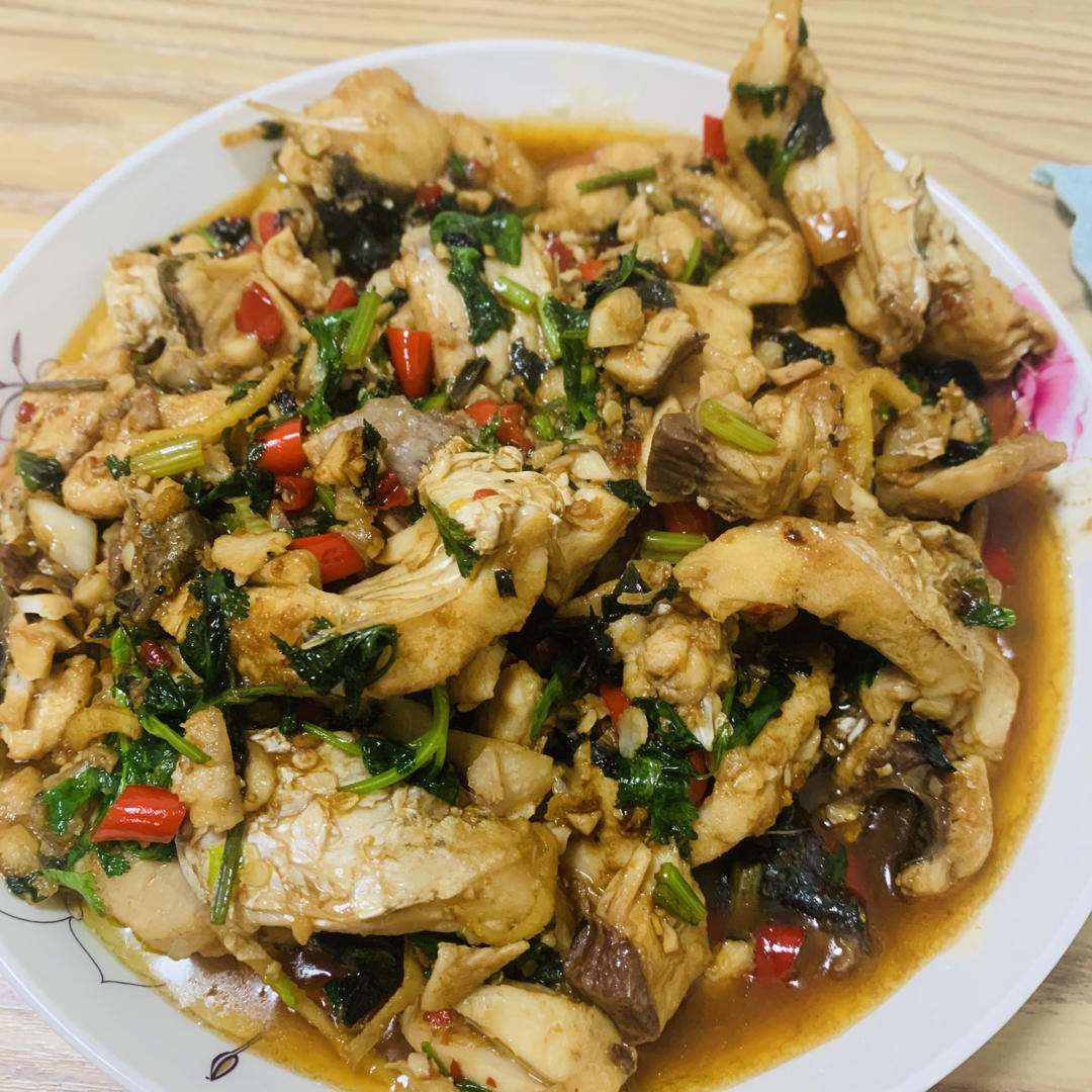 红烧鱼块