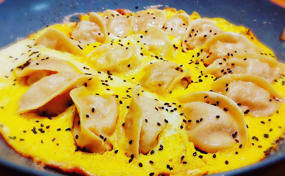 懒人快手抱蛋煎饺