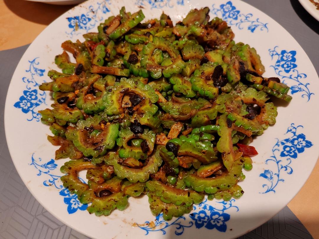 豆豉炒苦瓜
