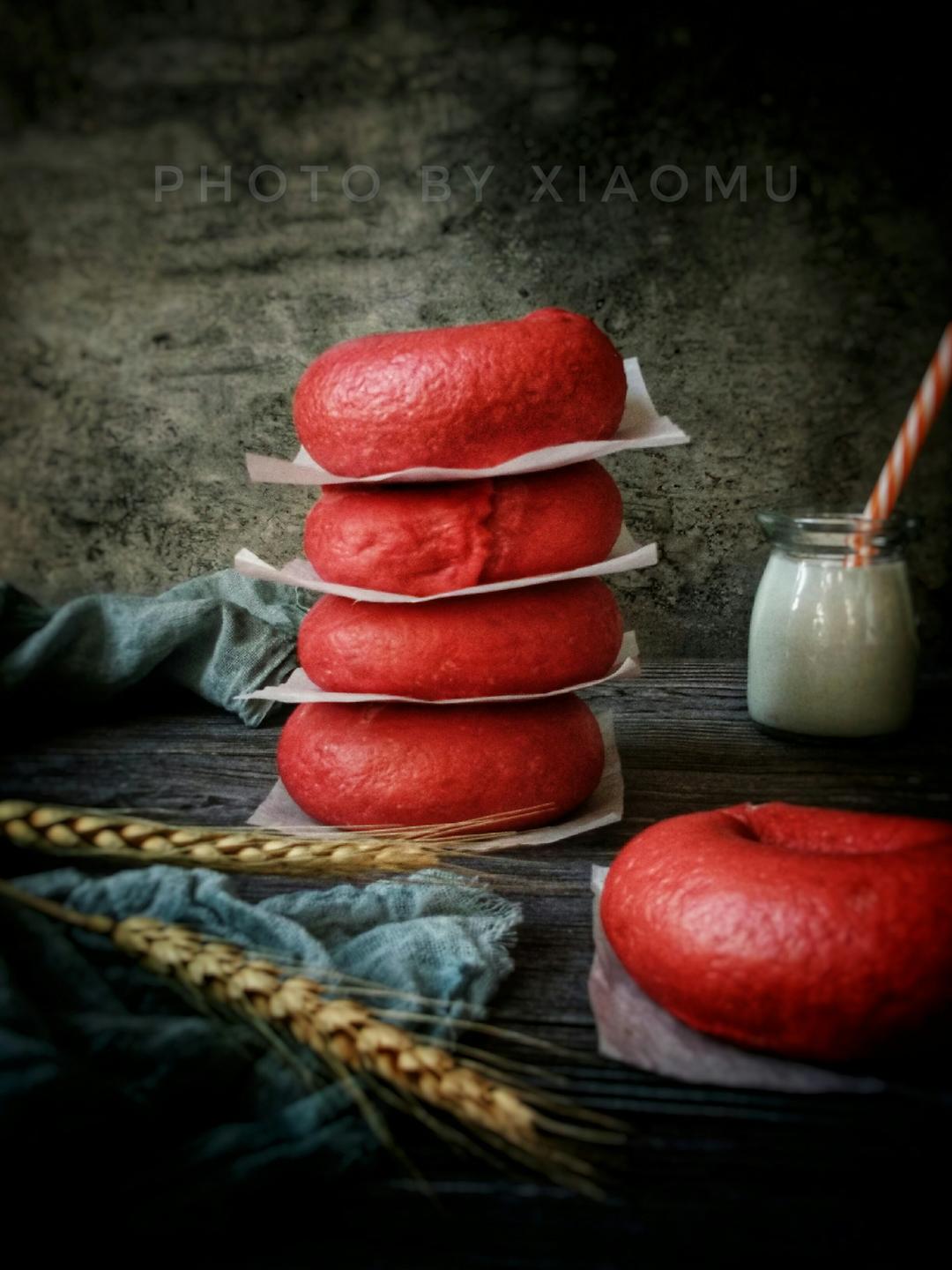 红丝绒贝果