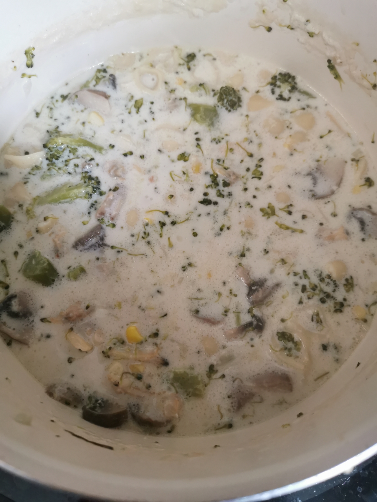 减脂版蛤蜊浓汤(clam chowder)