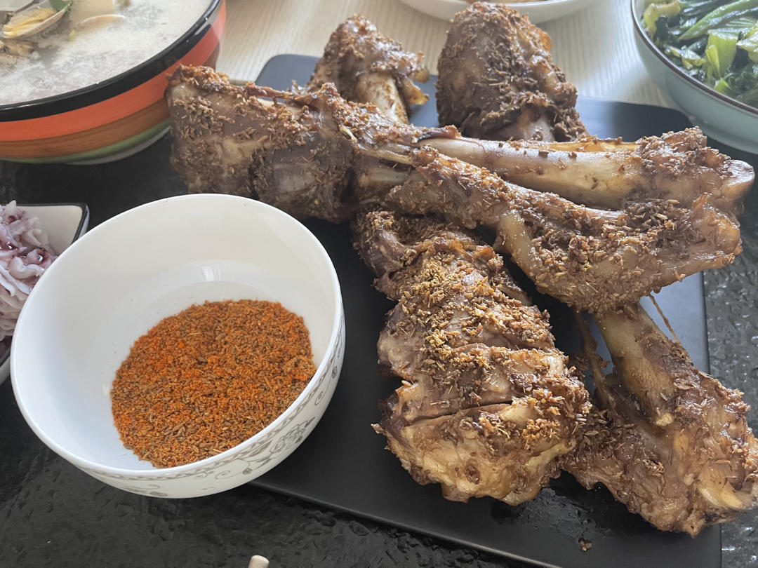 烤箱烤小羊腿
