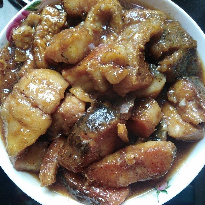 红烧鱼块