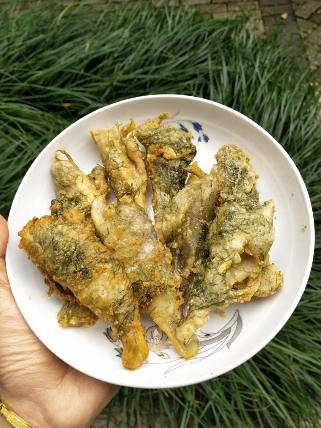 嘿嘿嘿呦做的苔条面拖小黄鱼