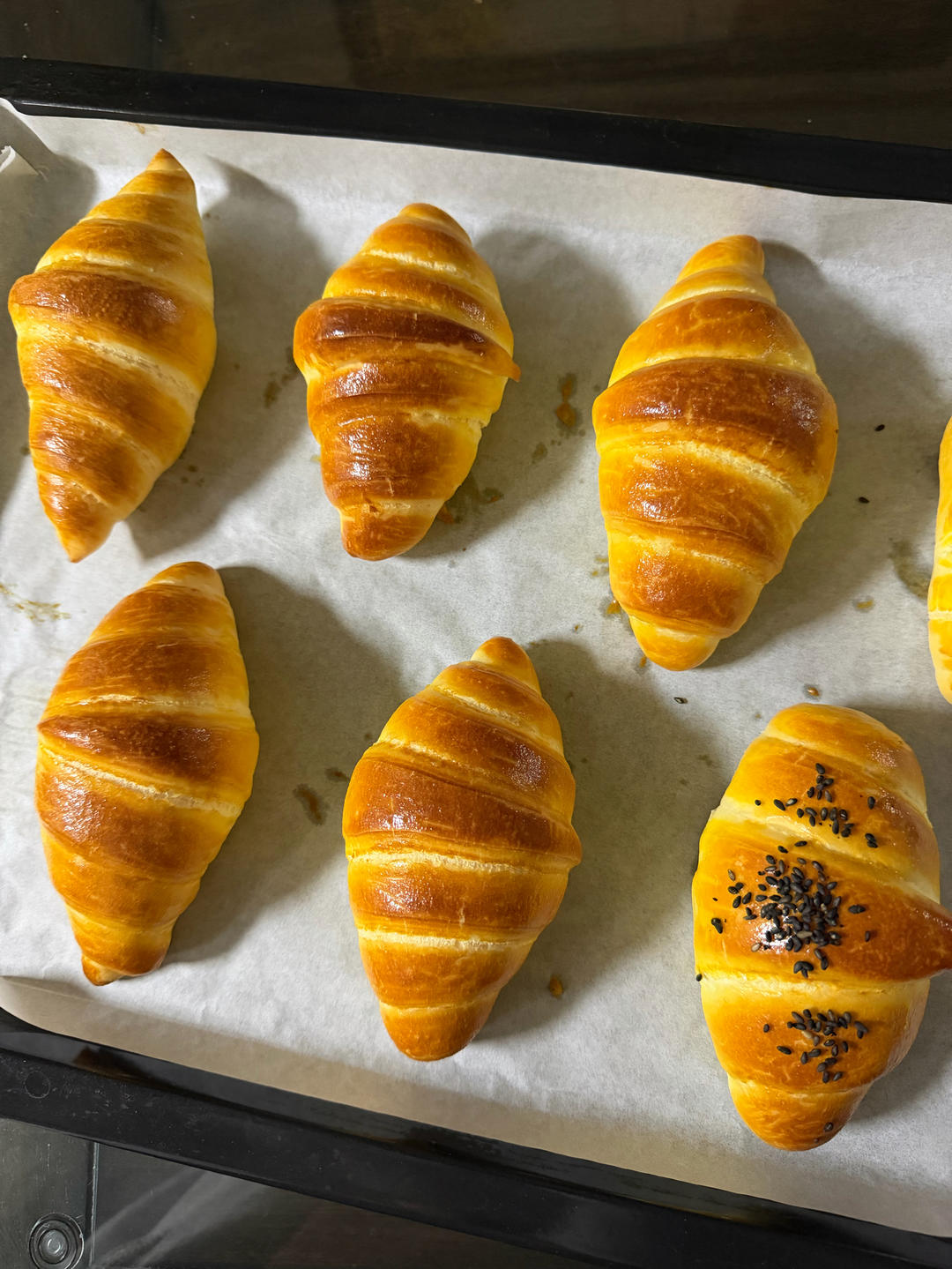 11月龄宝宝辅食面包-奶香牛角包🥐