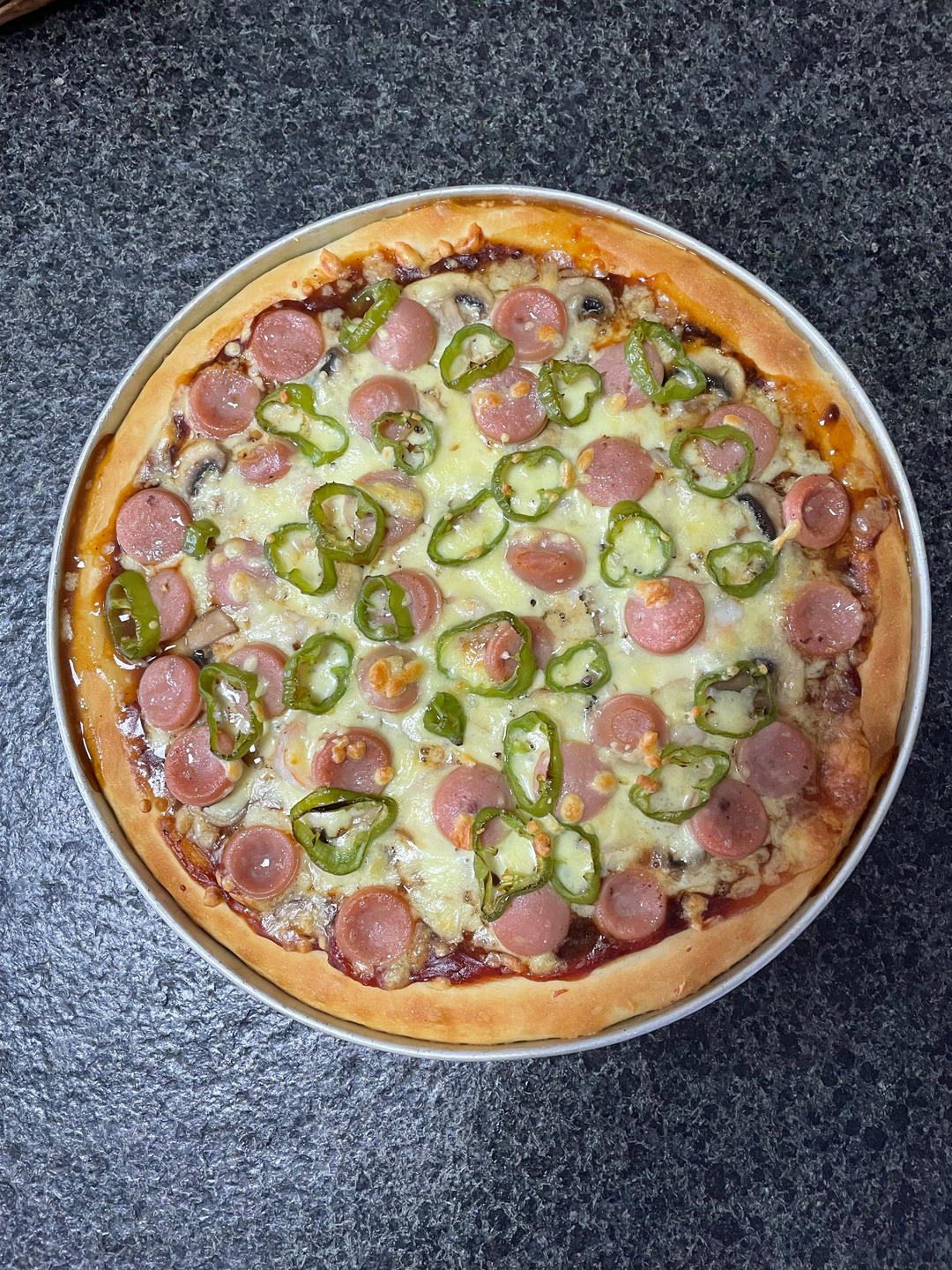 🍕单手披萨｜卡卡爸·教小白｜第一张披萨