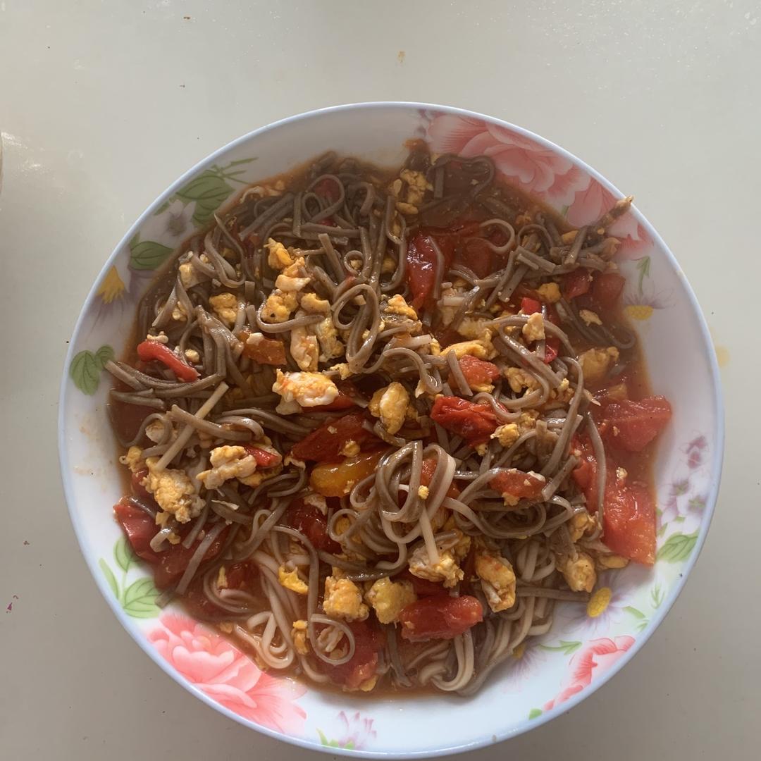 恨不得抱着锅舔的番茄鸡蛋面