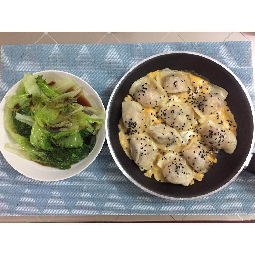 懒人快手抱蛋煎饺