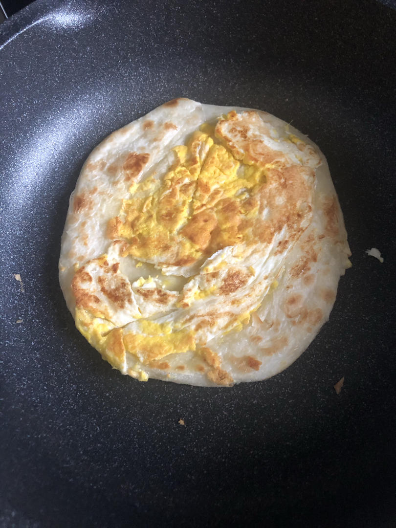 饺子皮做酱香饼