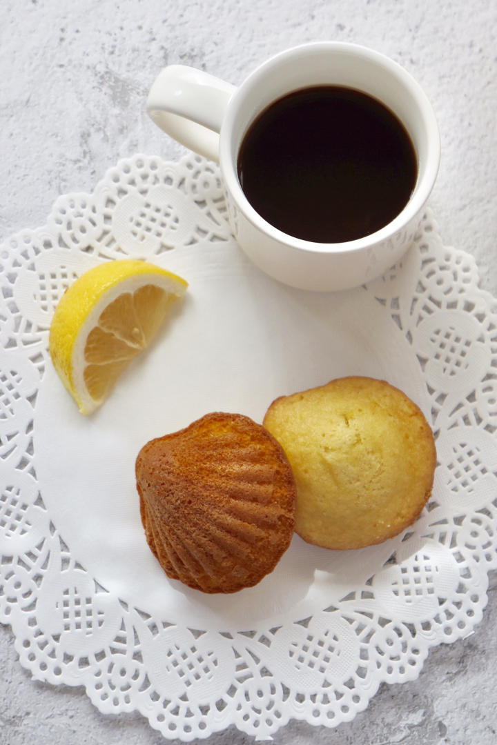 柠香玛德琳 Lemon Madeleines （低脂版 消耗淡奶油 无黄油）