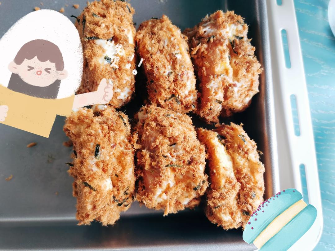 简单快手-媲美鲍师傅-海苔肉松小贝