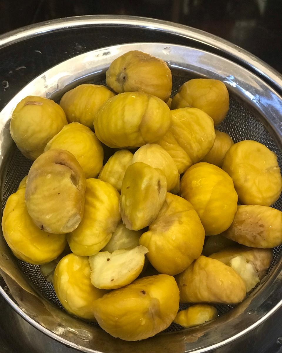 简单快速剥生栗子