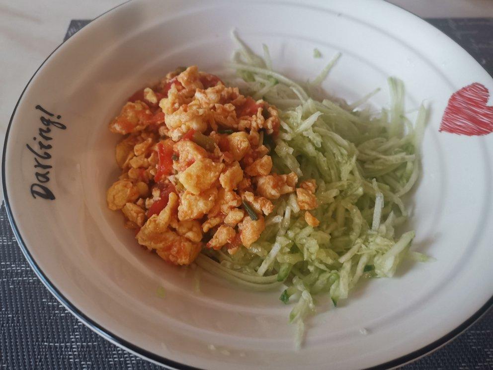 西红柿鸡蛋打卤面（快手菜）