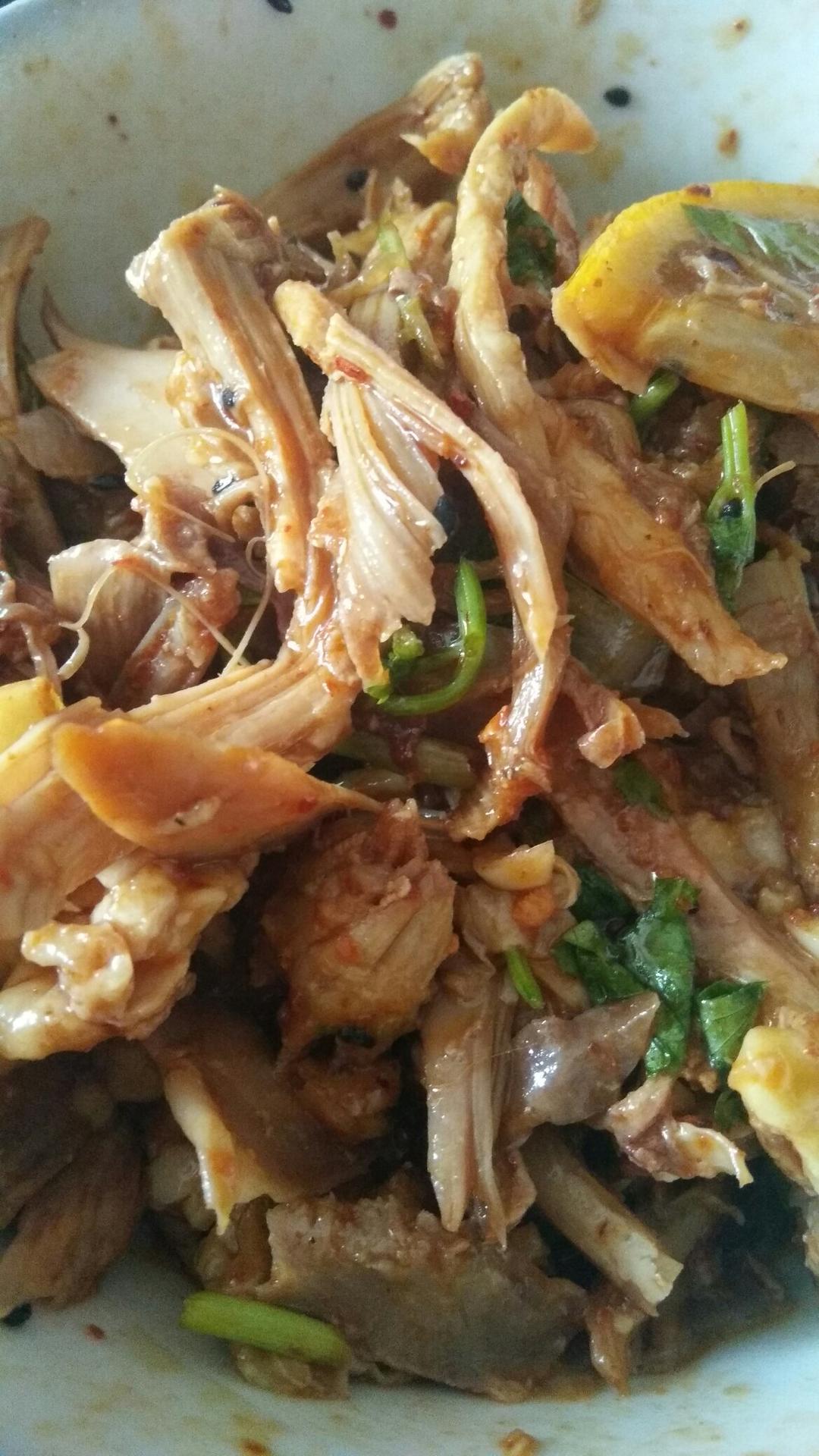 柠檬手撕鸡，酸爽过瘾，专治夏天没胃口！
