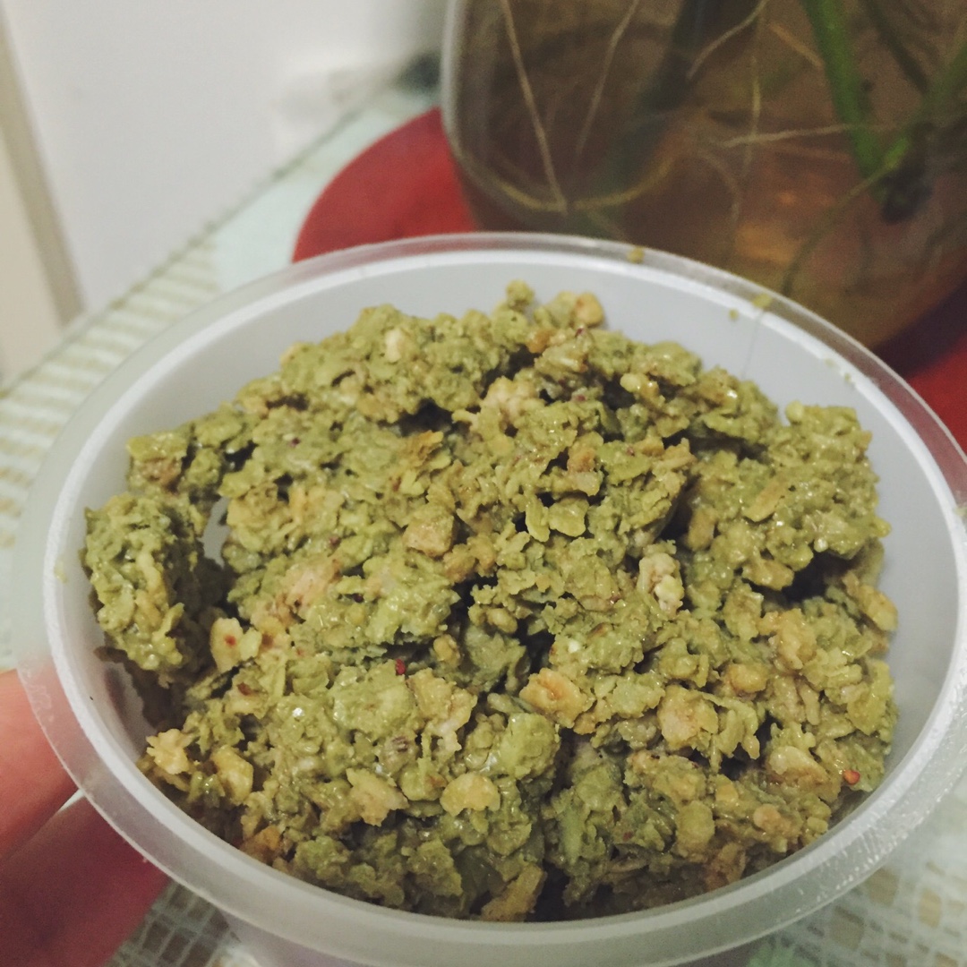 抹茶麦片巧克力