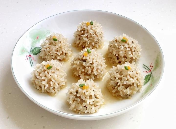 碳水治愈加油菜——八宝珍珠圆子