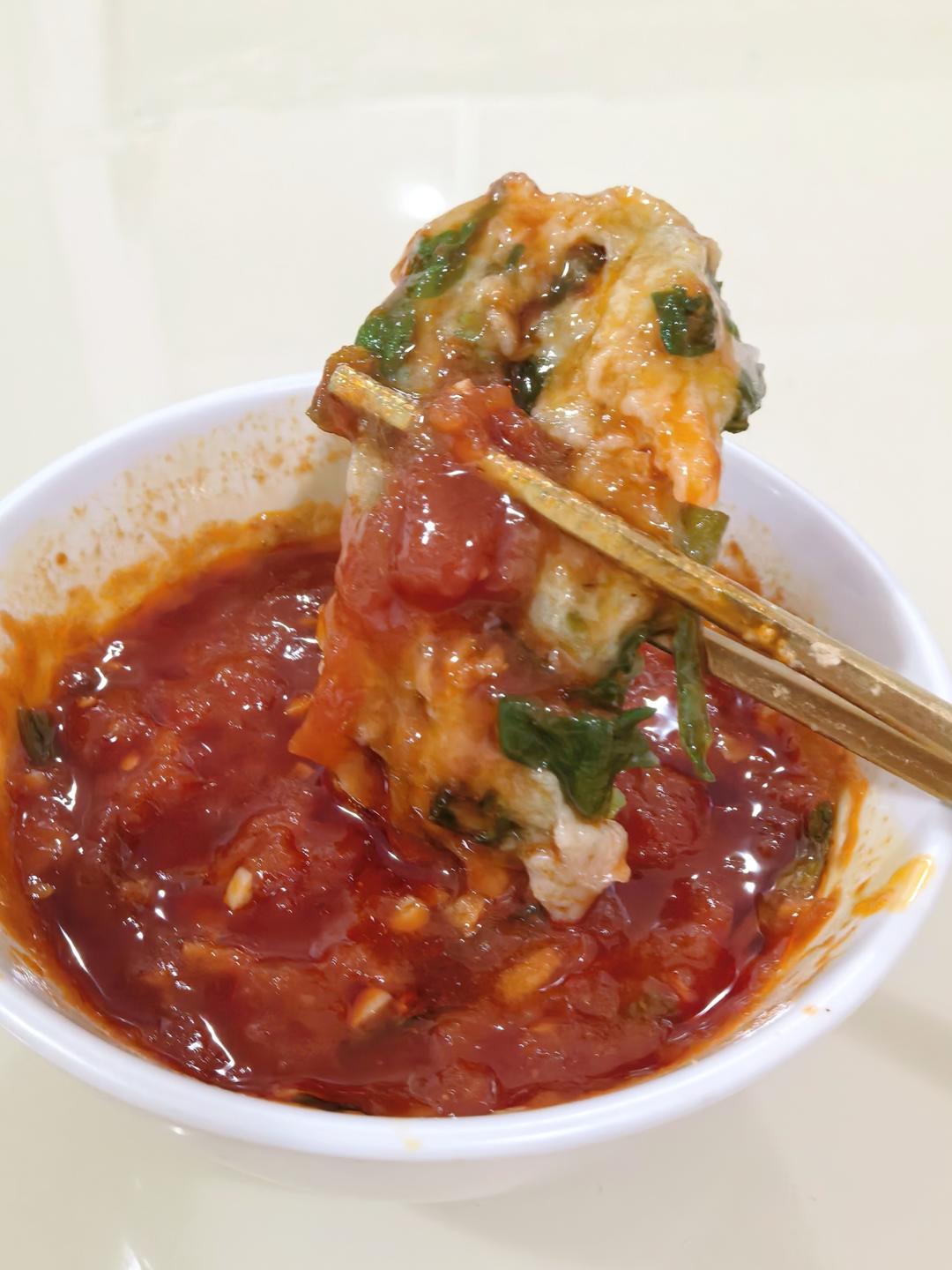 蔬菜沾片子（附蘸汁做法）