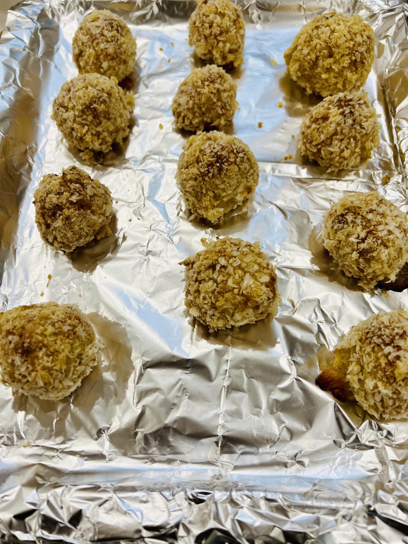 拉丝芝士土豆虾球—巨好吃（烤箱版）