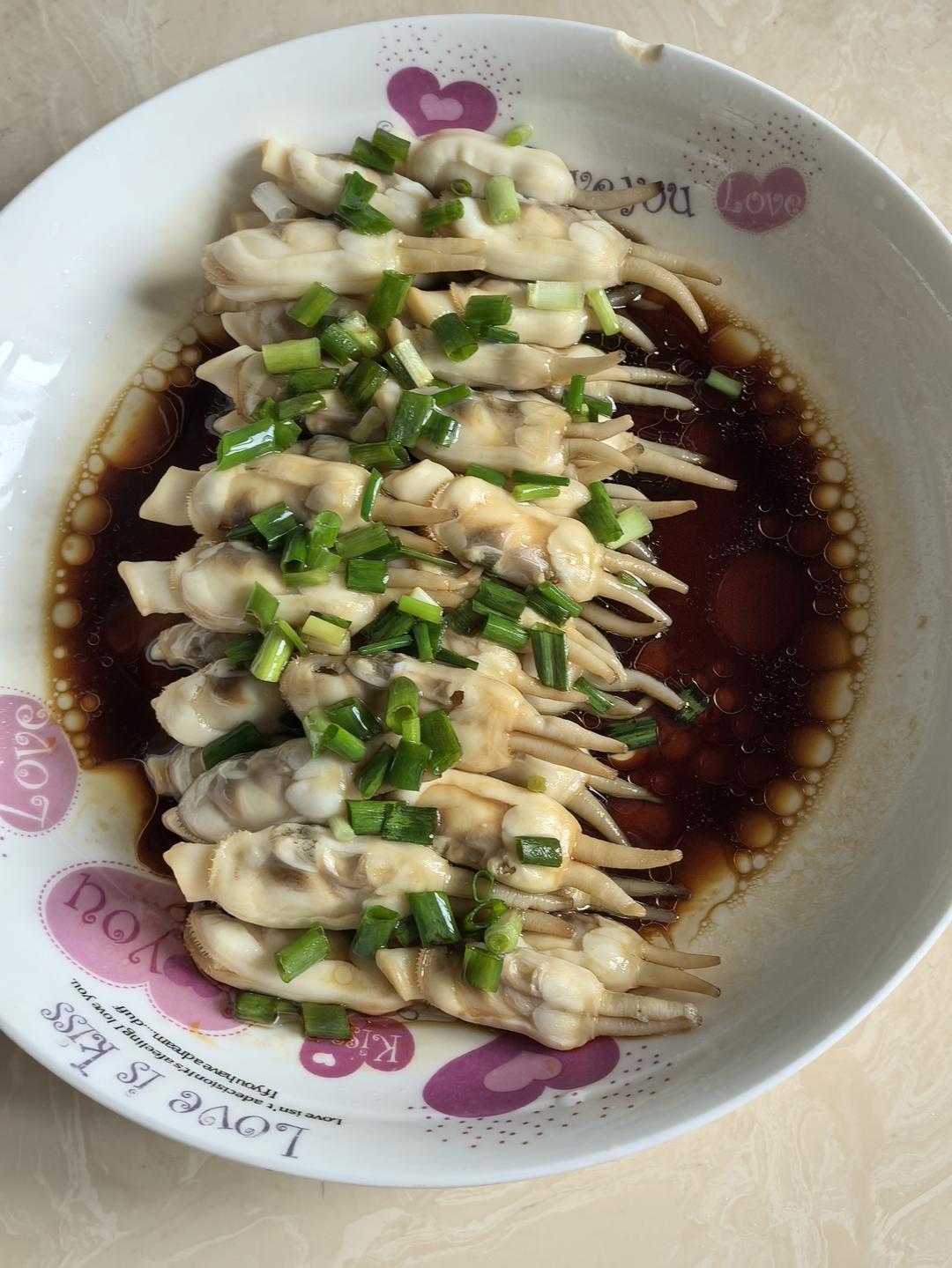 葱油蛏子