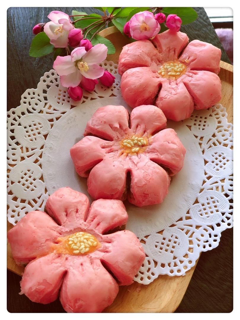 🐰小姐的粉粉桃花酥（樱花酥）🌸