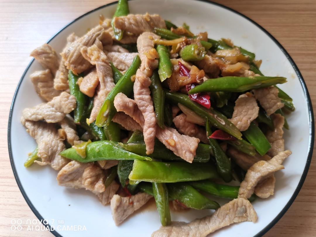 家常四季豆炒肉