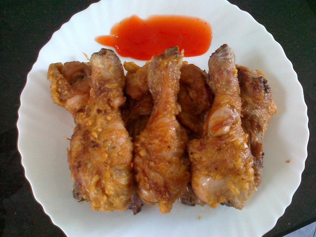 酥脆鸡腿的做法