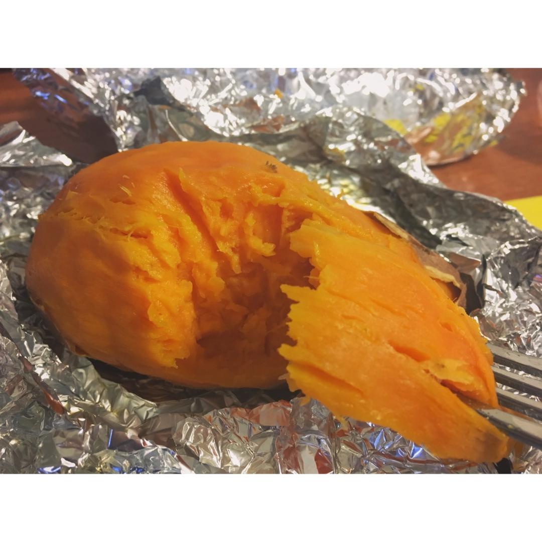 烤地瓜（烤箱初试）