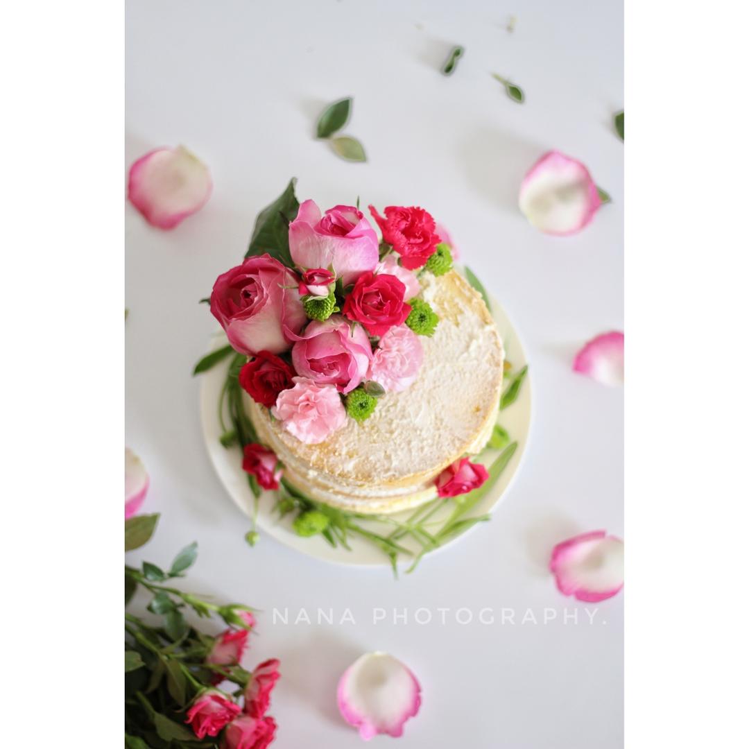 春暖花开缤纷裸蛋糕