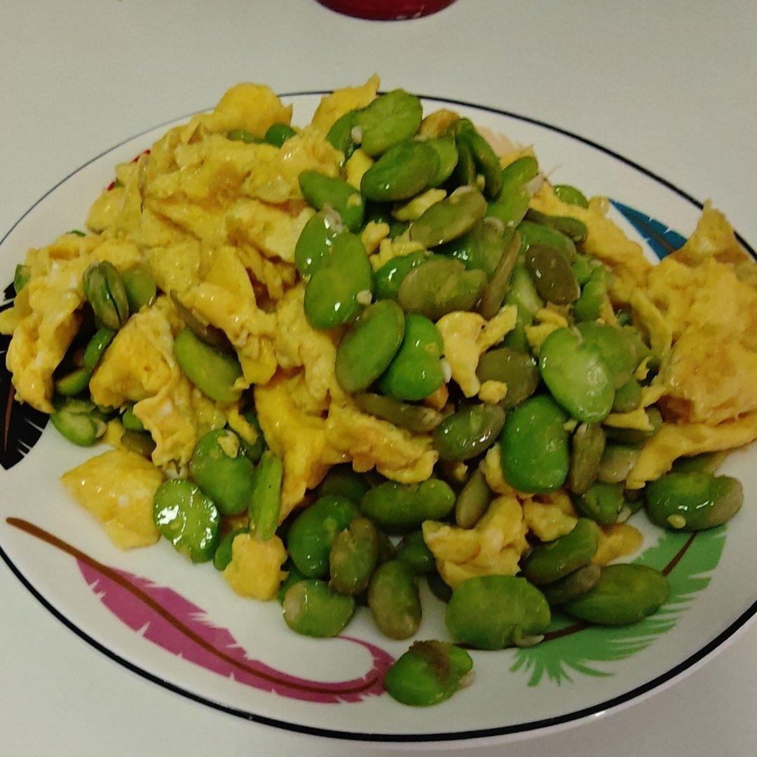 【蚕豆炒鸡蛋】简单的快手家常菜