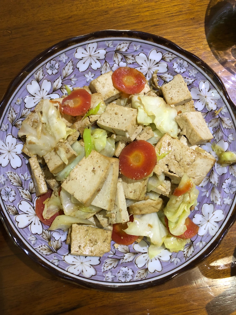 豆腐炖圆白菜