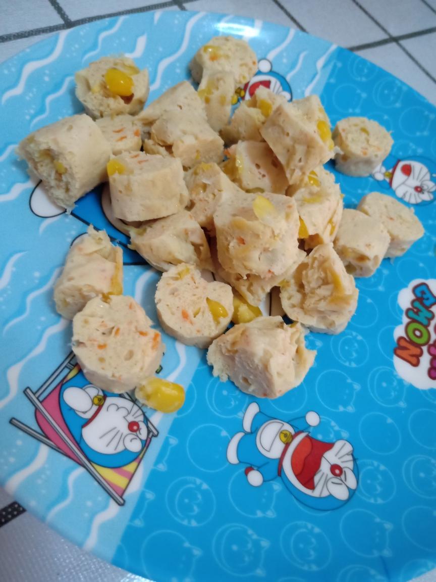 鸡肉玉米胡萝卜肠