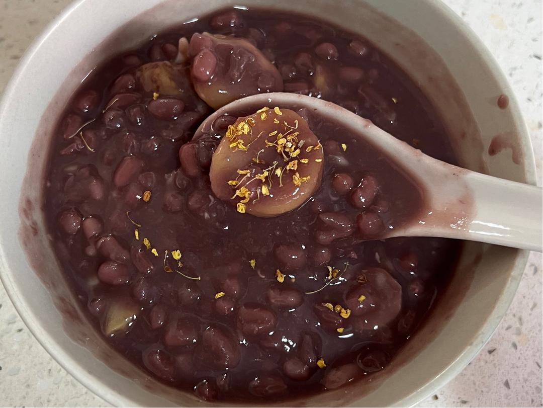 超级粉糯 红豆板栗糖水