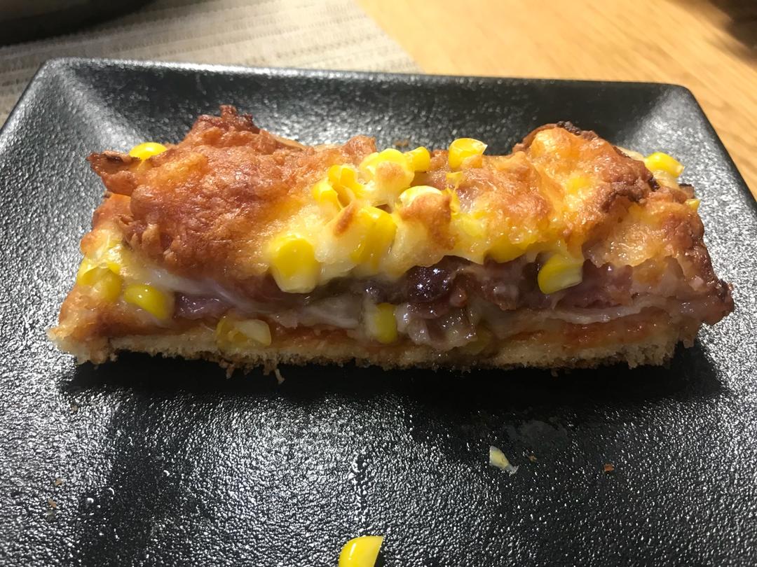 吐司太阳蛋披萨