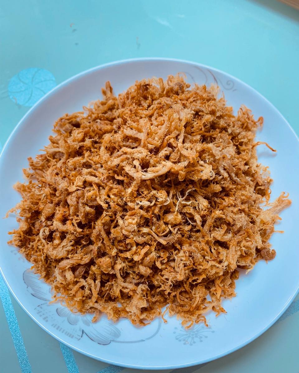 厨房小白麽美做的肉松