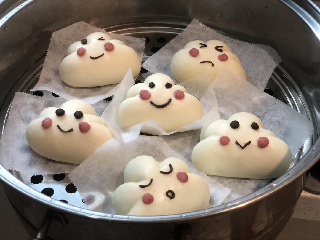 《Tinrry+》美姬老师教你做可爱云朵造型馒头