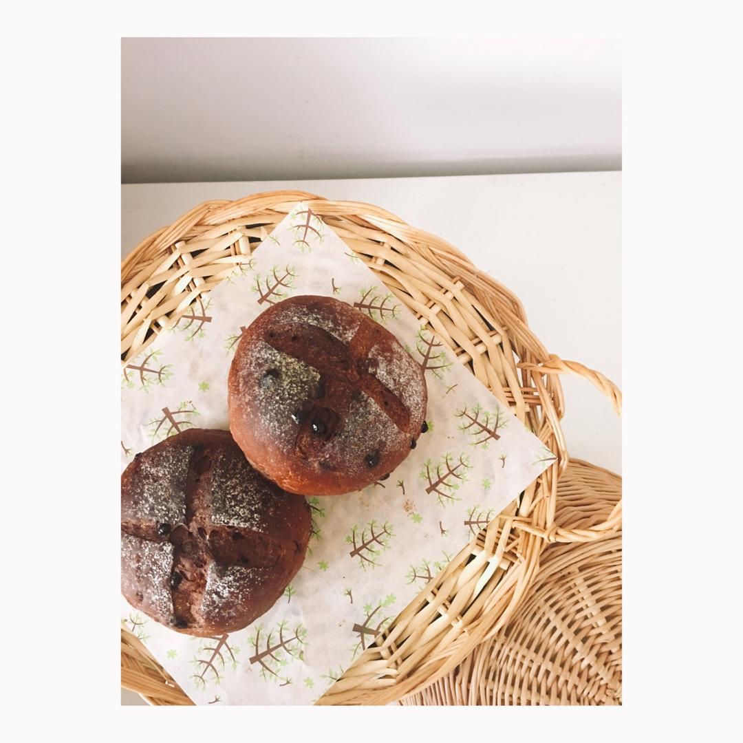 香蕉巧克力软欧