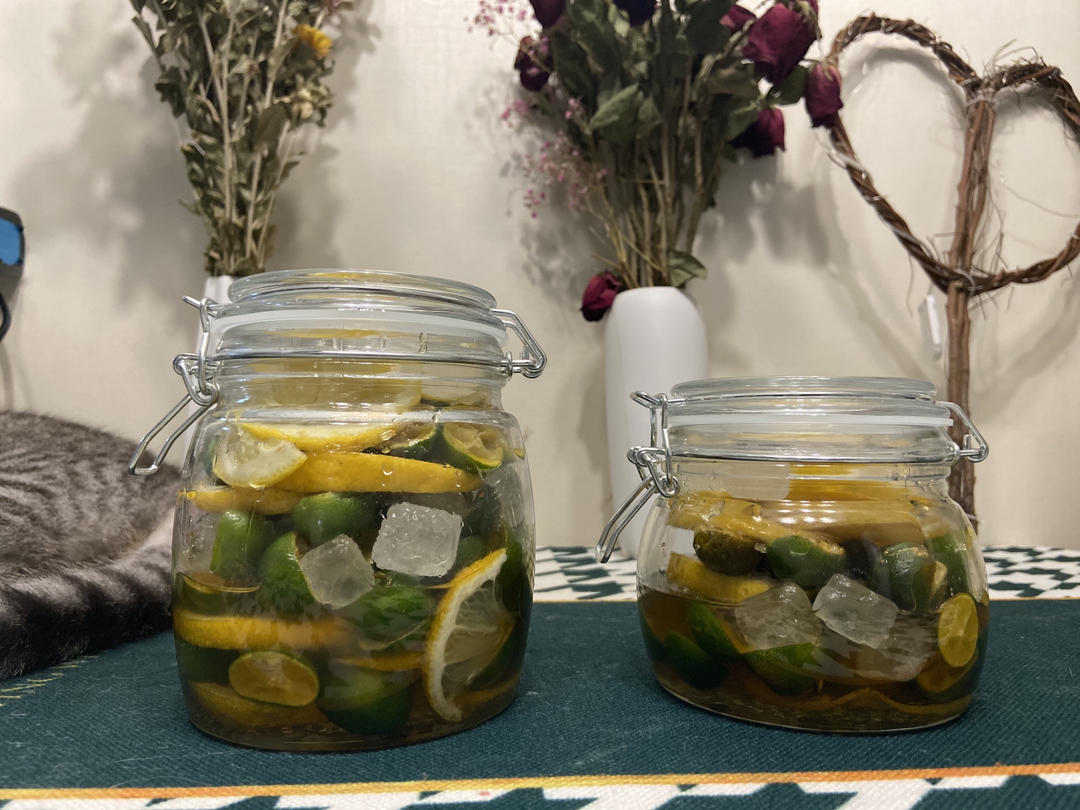 青桔青柠柠檬蜂蜜茶