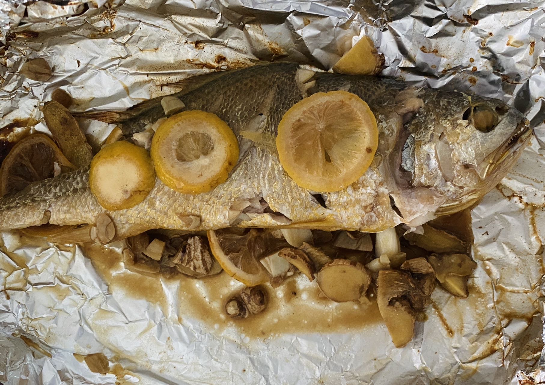 地中海式香料烤鱼-Mediterranean Style Roasted Whole Fish